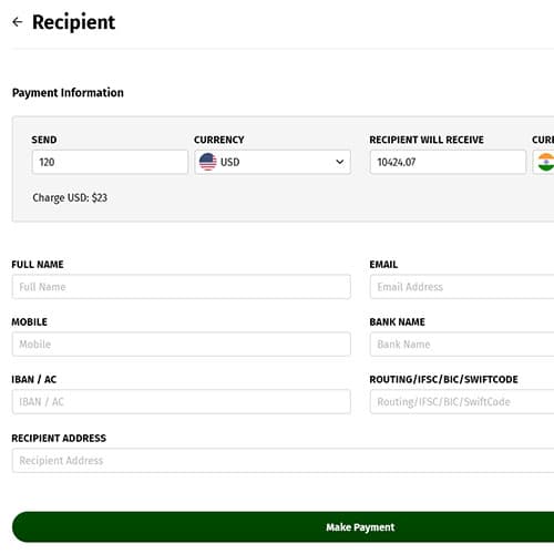 Send & Receive Money