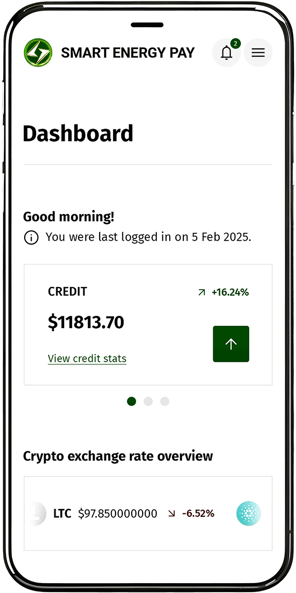 Smart Energy Bank Mobile App